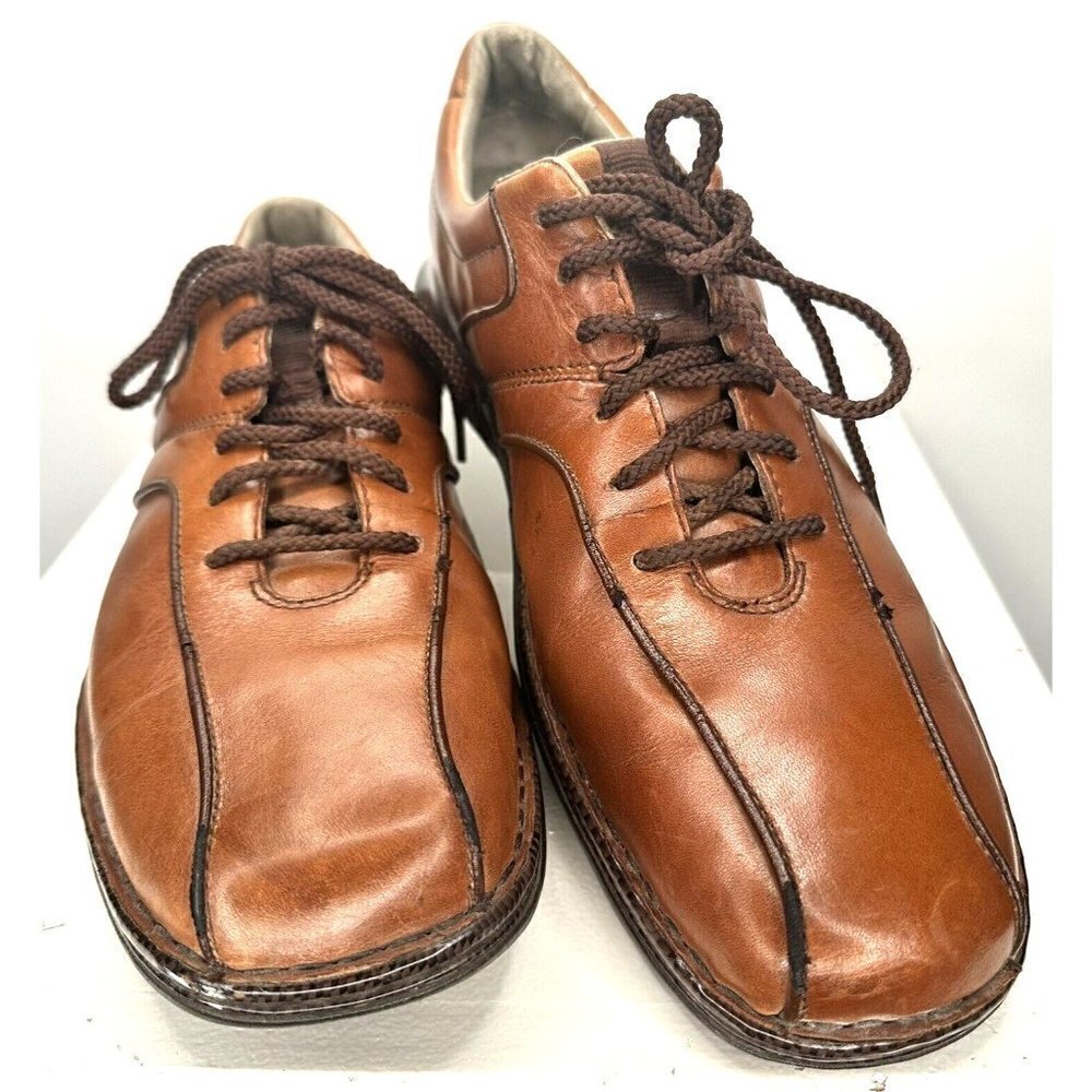 Merrell Leather Oxford Shoes Men 10.5 Brown Performance Concourse Air Cushion